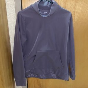 Purple Under Armour Fleece Crewneck